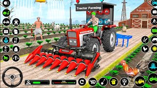 Farming Tractor Driving Simulator -  Tractor Driver Games - Tractor Farming Game Android Gameplay screenshot 5