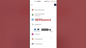 How to know all password saved in your Google account #shorts #short #shortvideo  #secrettips