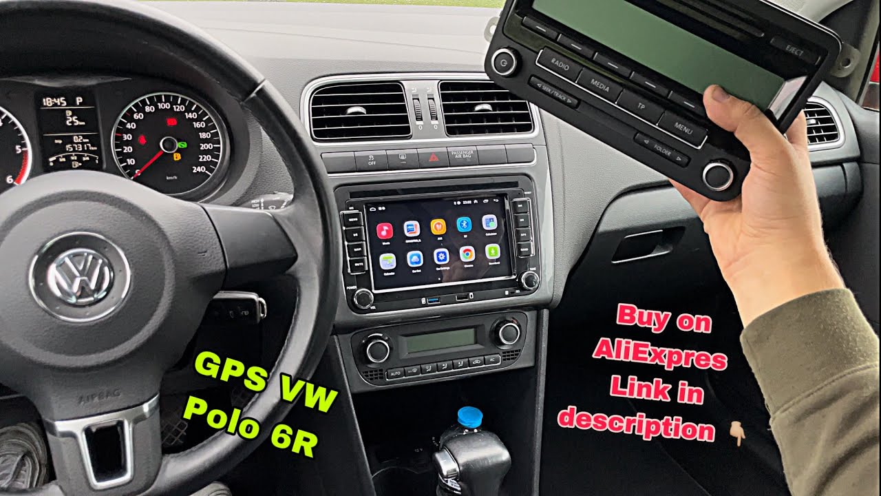 Snazzy tempo beschermen GPS CarPlay Android VW Polo 6r Install Tdi Tsi Bluetooth Tactile Poste  Ecran ( AliExpres ) - YouTube