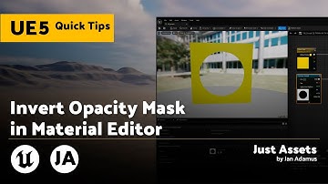 Unreal Engine 5 QuickTip | Invert Opacity Mask in Material Editor