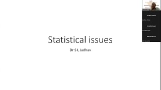 Sample size, Sampling Techniques & Statistical issues - Dr. S .L Jadhav