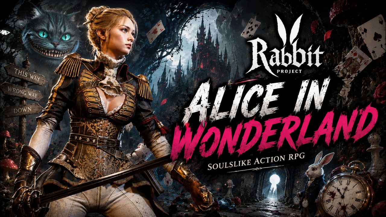 PROJECT RABBIT - TRAILER 4K (New Alice In Wonderland / Bloodborne Soulslike Game 2026)