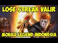 MAIN CLASSIC LOSE STREAK TERUSS, KELAKUAN TEMEN BARU DOWNLOAD MLBB - MOBILE LEGENDS INDONESIA PART 1