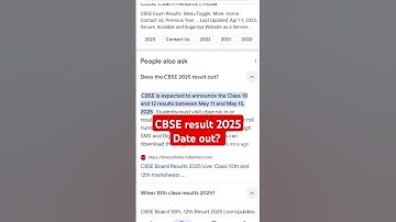 CBSE result 2025 date out? #cbse #cbseresult2025 #cbseboard
