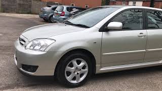 2006 Toyota Corolla 1.6 Vvt-I Colour Collection 5Dr Petrol Automatic Silver Hatchback Car.