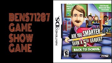 Are You Smarter Than A 5th Grader Back To School DS Game 1