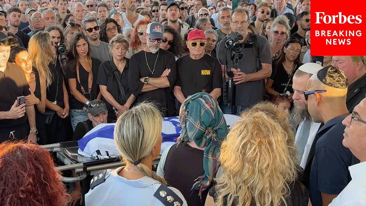 Funeral For Israeli Hostage Guy Illouz Held In Ra'anana, Israel After Remains Returned From Gaza