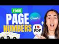 Adding Page Numbers to Canva Documents