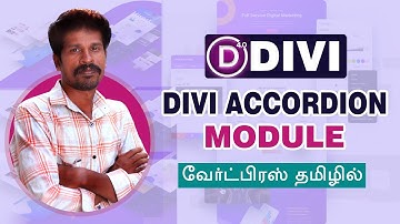 📝 Divi Accordion Module in Tamil ❤ Valavan Tutorials | வேர்ட்பிரஸ் தமிழில்