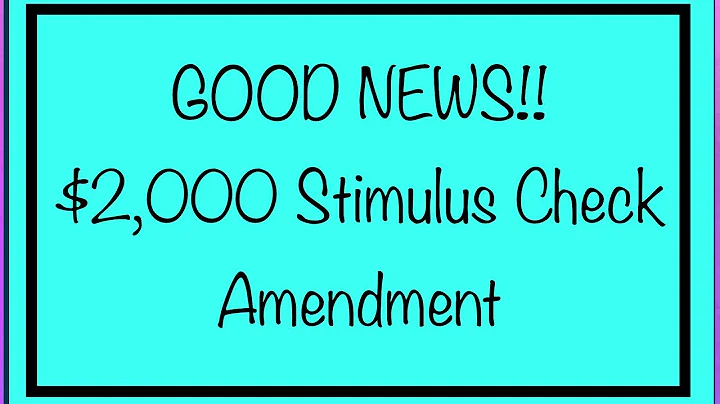 Good News! $2,000 Stimulus Check Amendment – SSA, SSDI, SSI, Adult Dependents - 12/28 Update