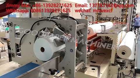 Non-stop Maxi roll tissue rewinding machine full automatic JRT jumbo roll tissue making machine
