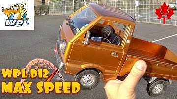 WPL D12 Max Speed