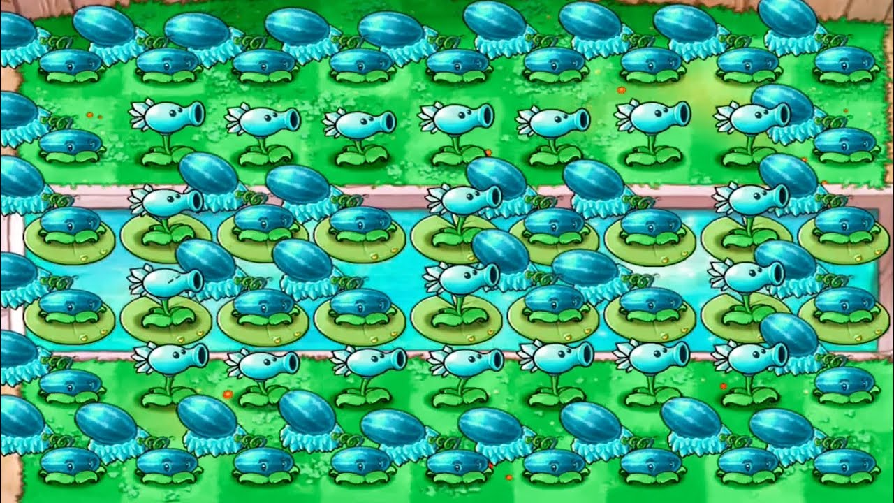 Winter melon and snow pea combination for victory in puzzle endless pvz Winter melon and snow pea combination for victory in puzzle endless pvz
