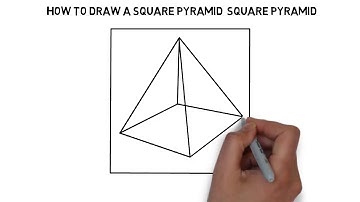 How to draw a square pyramid | square pyramid | wiwa art how to draw | Subscribe @NAWAART