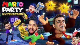 O GABS FEZ A MAIOR BURRADA DA SUA VIDA! 😂 | Mario Party Superstars c/ Souzones, VX e Teger