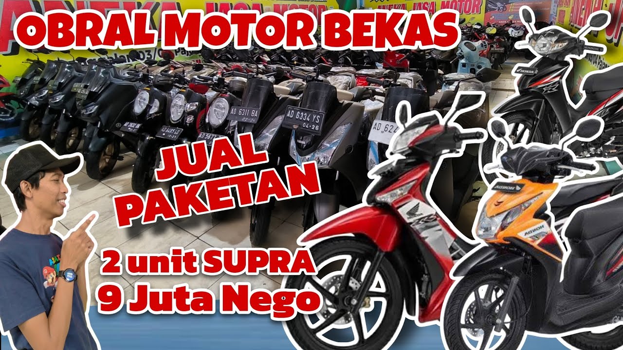 OBRAL MOTOR BEKAS MURAH, jual paketan beli 1 dapat 2 - ANEKA JASA MOTOR