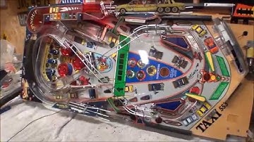 Taxi Pinball Machine Restoration