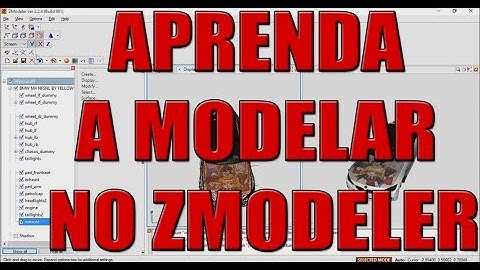 COMO MODELAR UM CARRO NO ZMODELER // APLICAR TEXTURA E ADESIVOS