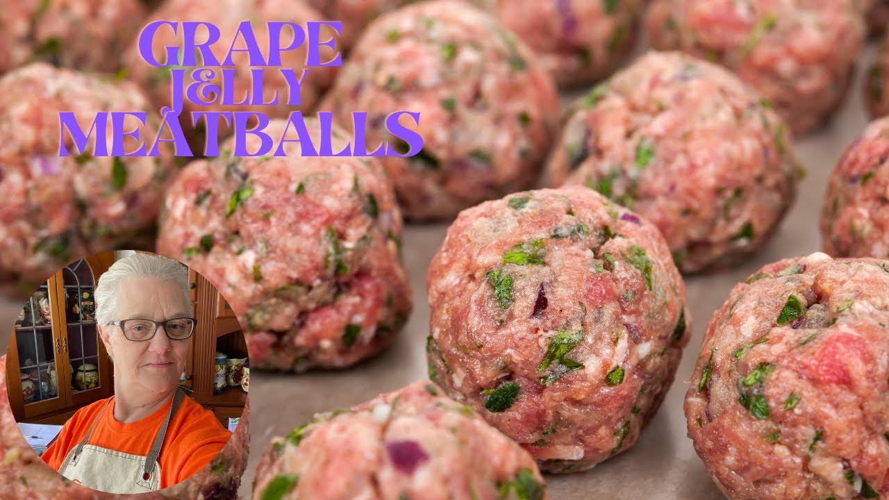 Venison Grape Jelly Meatballs | Slow Cooker