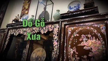 Tủ Chè Cẩn Ốc Đỏ - Gỗ Gụ Lối Cổ Xưa - Trường Kỷ Gỗ - Sập Gỗ Gụ Chân Quỳ - Nội Thất Nhà Gỗ Đẹp Độc Lạ