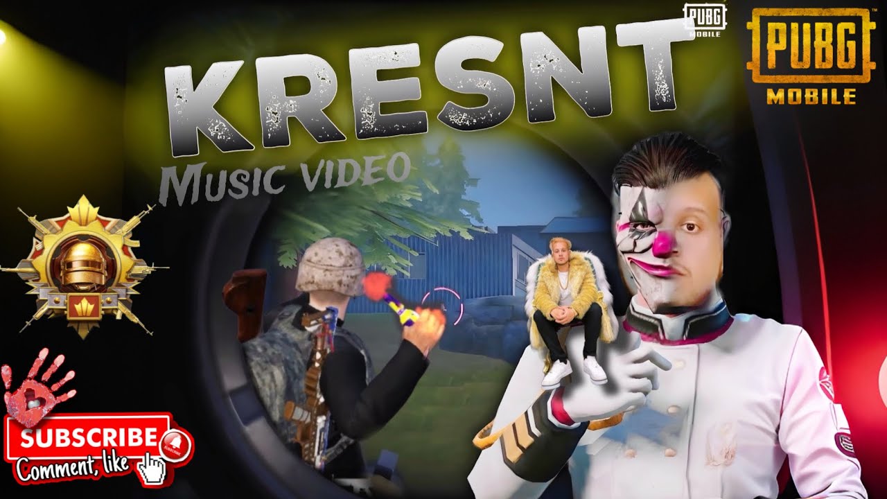 Rock Out While Playing PUBG Mobile 🤩 | Gaming Music Video | #kresnt music