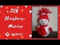 DIY: Muñeco de Nieve para Decorar en Navidad | LaMaletadeRayas