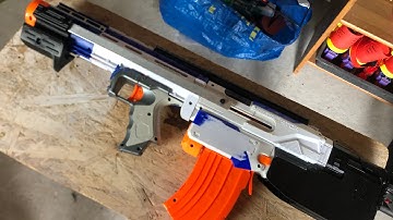 Nerf Retaliator Bullpup mod WIP