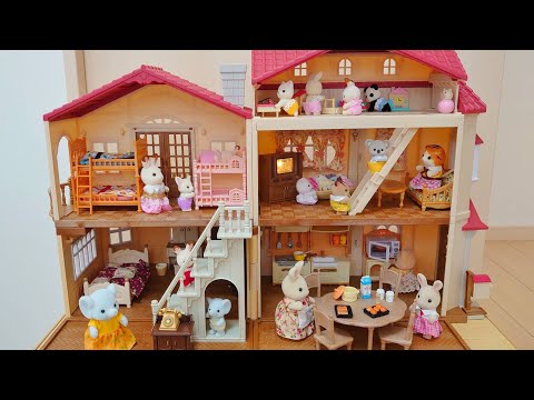 シルバニアファミリー 赤い屋根の大きなお家 屋根裏はひみつの