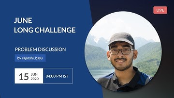 [Official] June Long Challenge 2020 - Post-contest streaming - Session 1