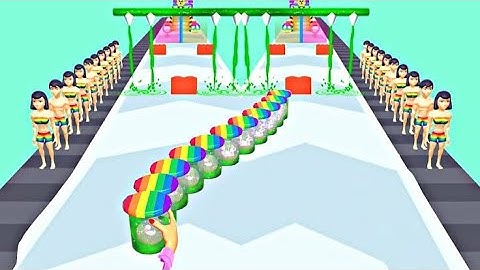 Clone Rush Game All Levels Walkthrough Gameplay iOS,Android Relaxing Video Update Level #shorts