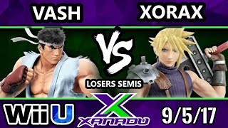 S@X 218 - Vash (Ryu) Vs. SL | Xorax (Cloud) - SSB4 Losers Semis - Smash for Wii U. - Smash 4