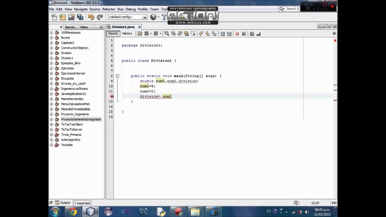 5.- Codigo Division java - YouTube