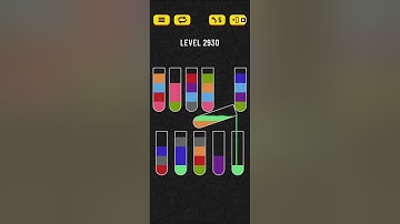 water sort puzzle level 2930