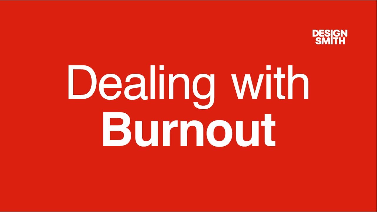How to Deal with Burnout as a Creative - YouTube