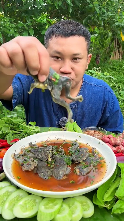 A very tasty frog #mukbang #food #mukbangers #eating #eatingshow #mukbangchannel #eat #delicious