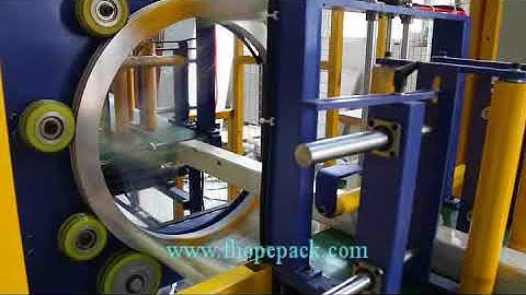 orbital stretch wrapper and spiral  wrapping machine
