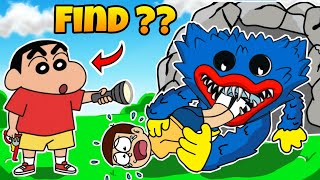 Shinchen And Nobita Find Huggy Wuggy Monster 😱😱 | Shinchan And Nobita Game | Funny Game