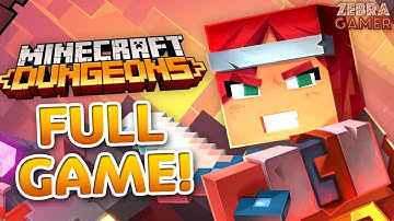 Minecraft Dungeons Full Game Walkthrough!