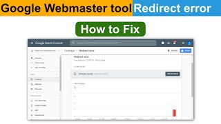 How to 𝐟𝐢𝐱 𝐫𝐞𝐝𝐢𝐫𝐞𝐜𝐭𝐢𝐨𝐧 𝐞𝐫𝐫𝐨𝐫 in webmaster tools || 𝐟𝐢𝐱 𝐒𝐞𝐚𝐫𝐜𝐡 𝐜𝐨𝐧𝐬𝐨𝐥𝐞 𝐞𝐫𝐫𝐨𝐫