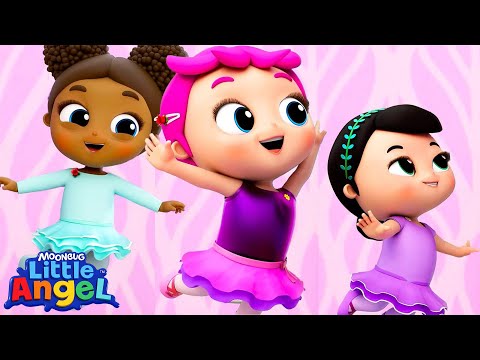 Dance With Me Ballet Song 🩰 Little Angel Kids Songs & Nursery Rhymes