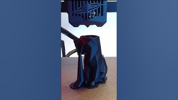 Low Poly Sitting Fox | 3D Print | Time-lapse