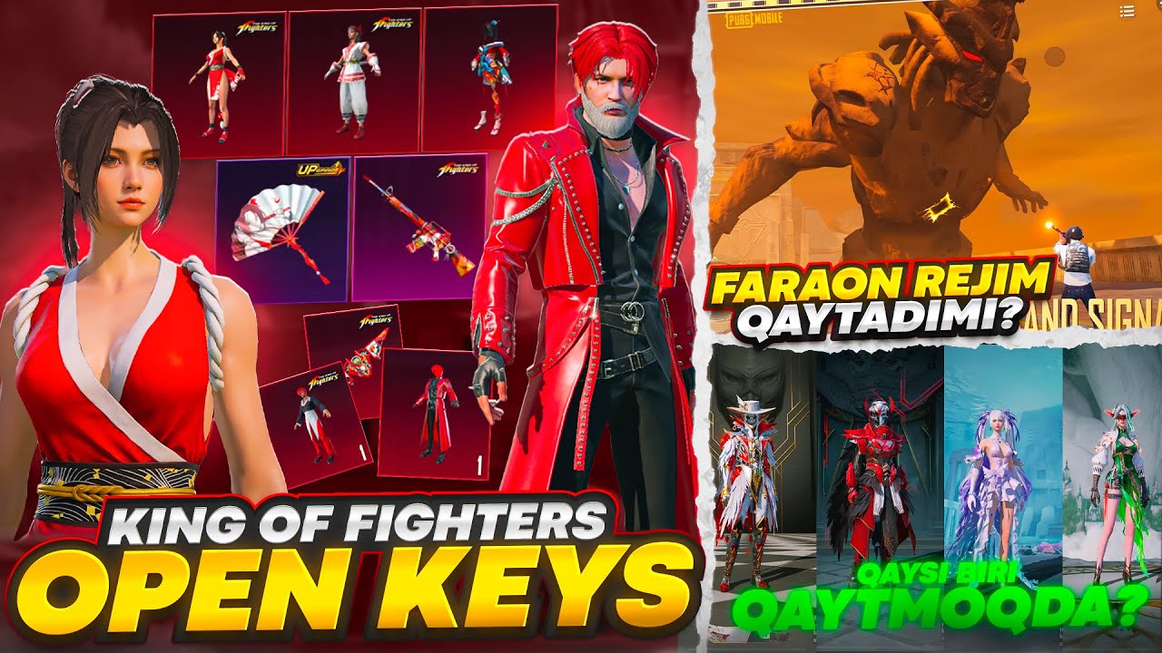 YANGI King of Fighters OPEN-KEYS 😍 & Sovrin Yo'li | 😱 FARAON rejimi QAYTMOQDA?!🤔 Qaysi X-K Qaytadi?