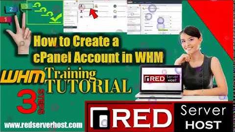 Easy Tutorials| How to create cPanel account in WHM| Cheap Linux Hosting Solutions| Redserverhost