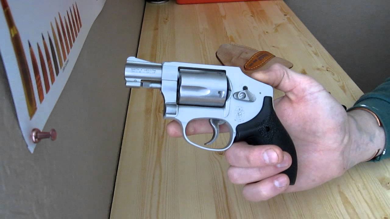 Smith and Wesson 642 Airweight J Frame Crimson Trace Laser Grips YouTube