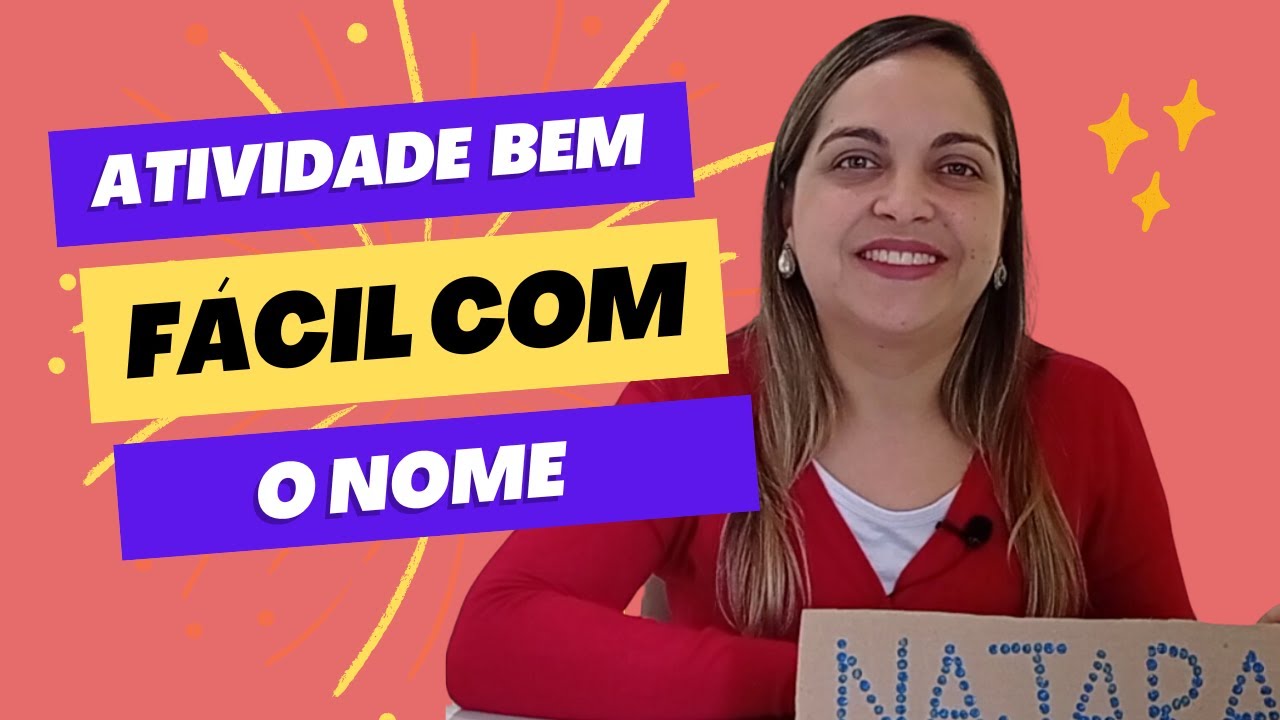 Atividade fácil com o nome