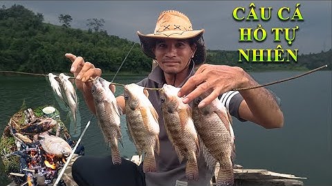 Câu Cá Rô Phi Tại Hồ Tự Nhiên và Món Cá Nướng Siêu Ngon | Dấu Chân Phiêu Lãng