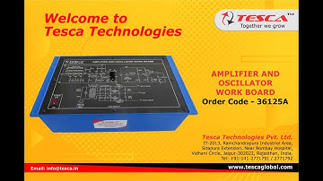 Amplifier and Oscillator Work Board || Tesca 36125A
