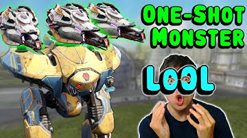 ONE-SHOT Almost Everything! New Glaive Sharanga War Robots Gameplay WR