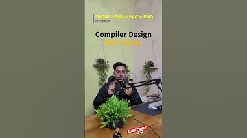 FRONT  END  & BACK END  OF Compiler || Compiler Design