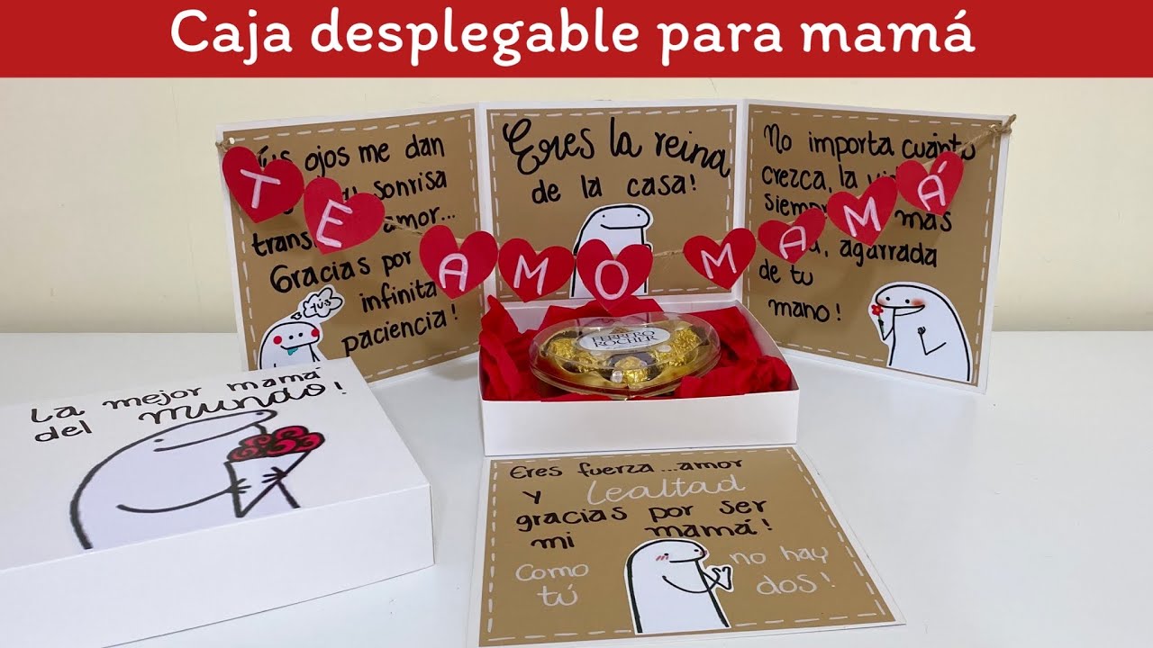 La cajita más bonita para REGALAR a MAMÁ